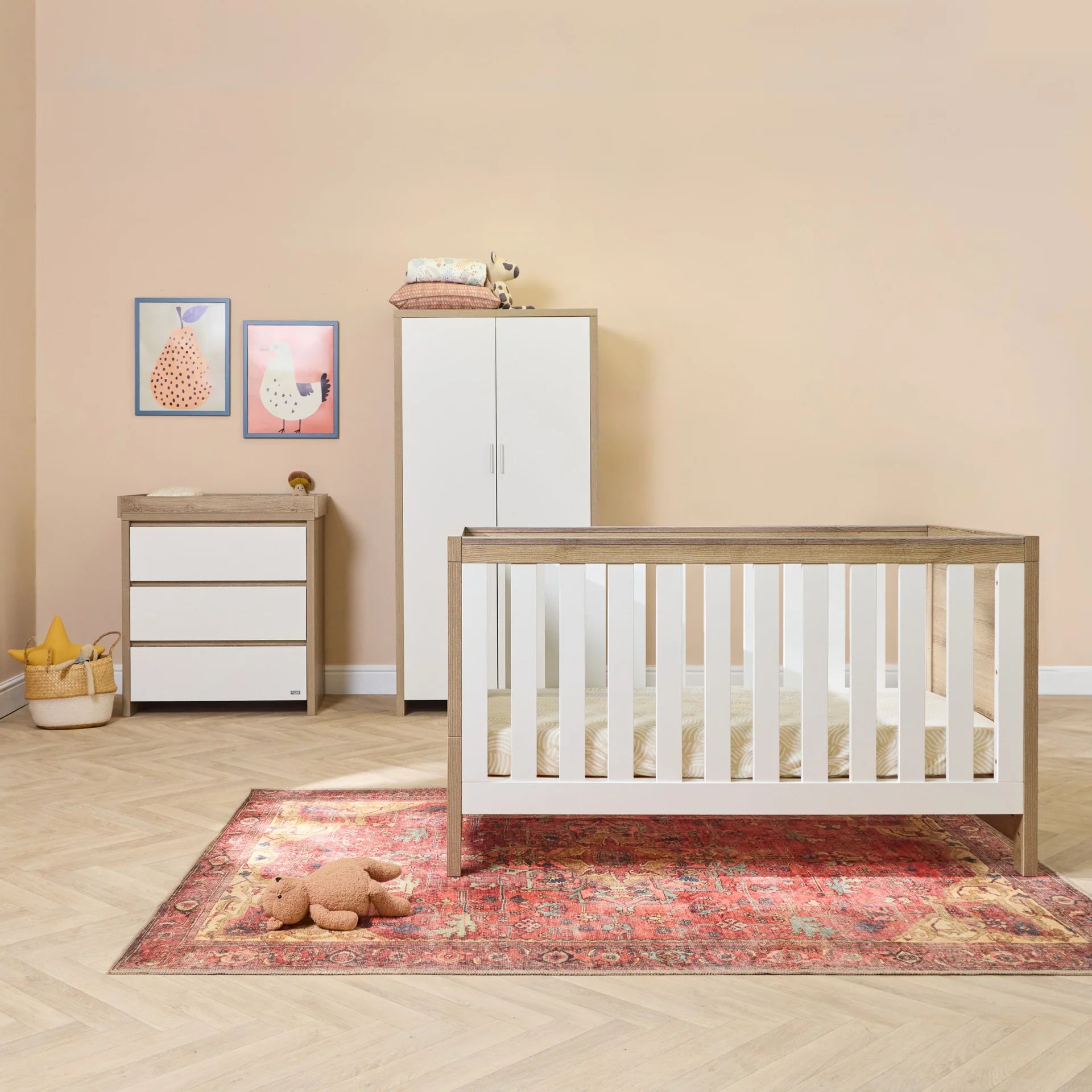 Tutti Bambini Modena Collection 3 Piece Room Set - Bundle