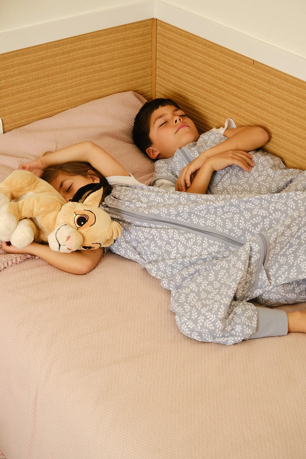 Molis & Co. Sleeping jumpsuit - Blue Garden - TOG 0.5