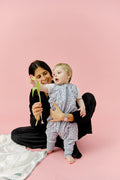 Molis & Co. Sleeping jumpsuit - Blue Garden - TOG 0.5