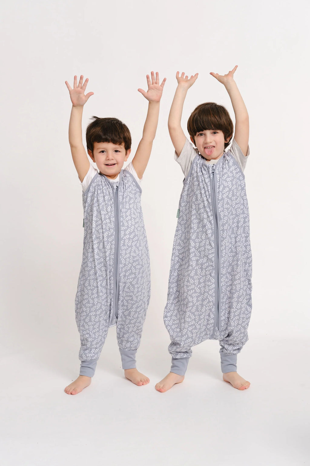 Molis & Co. Sleeping jumpsuit - Blue Garden - TOG 0.5