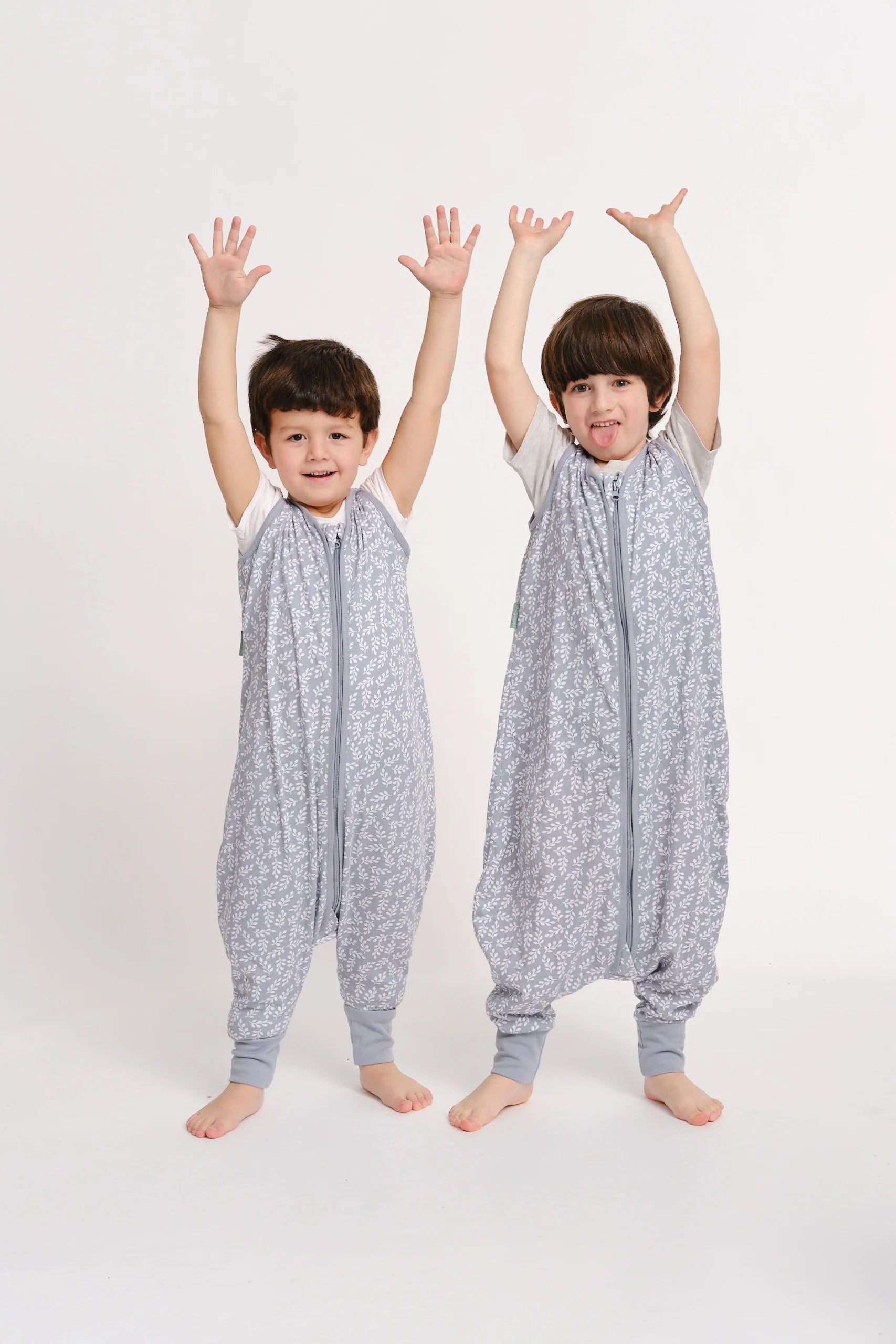 Molis & Co. Sleeping jumpsuit - Blue Garden - TOG 0.5