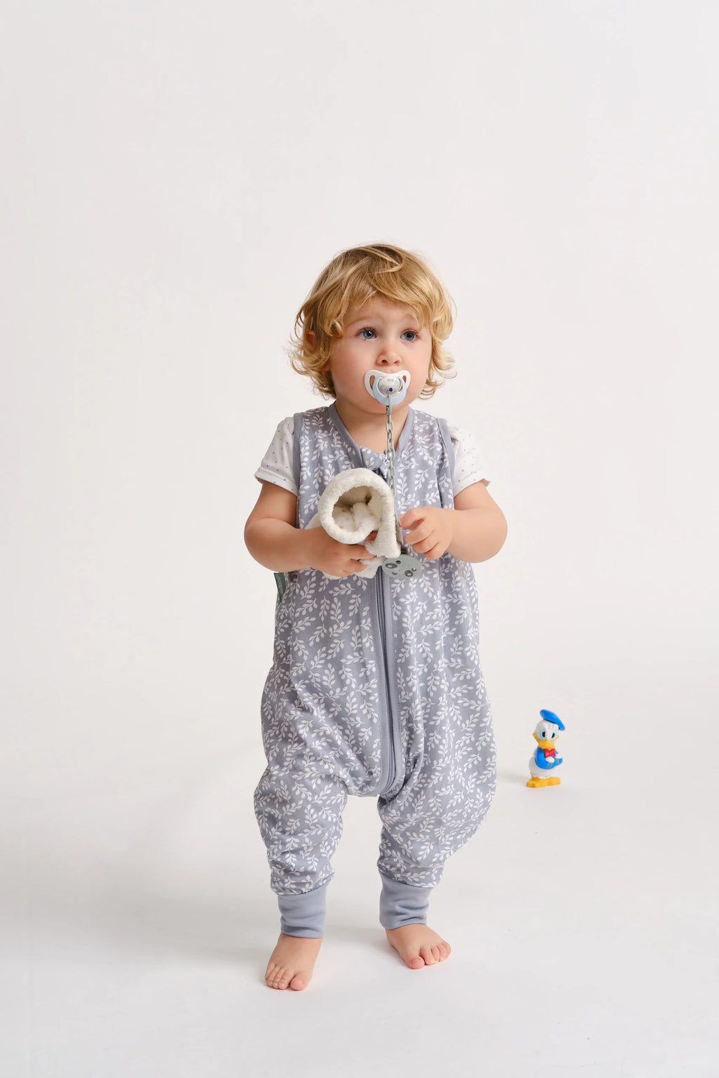 Molis & Co. Sleeping jumpsuit - Blue Garden - TOG 0.5