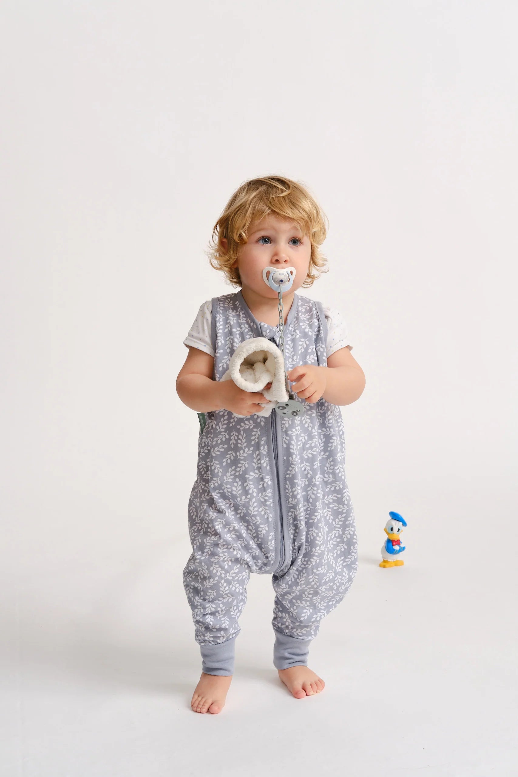 Molis & Co. Sleeping jumpsuit - Blue Garden - TOG 0.5