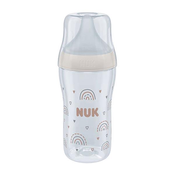 NUK Perfect Match Bottle Rainbow White 260Ml