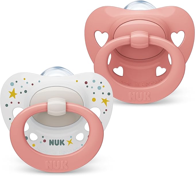 NUK Signature Baby Pacifier, 0-6 Months stars
