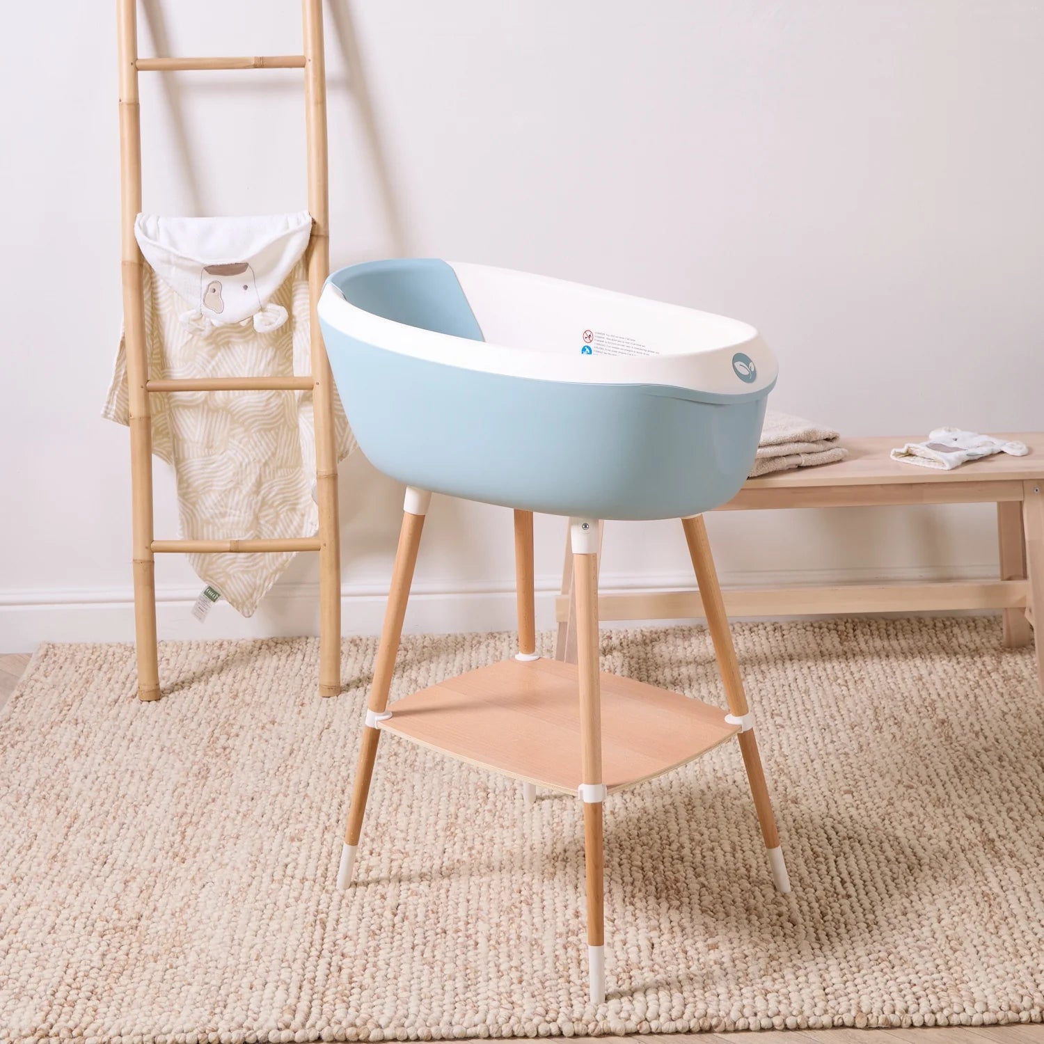 Tutti Bambini Nati Complete Baby Bath System with Stand- Ocean