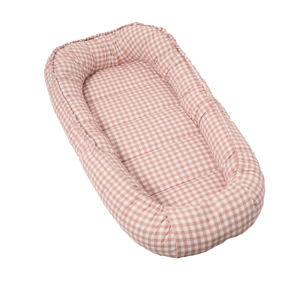 Baby nest - Dusty Rose & Carry bag