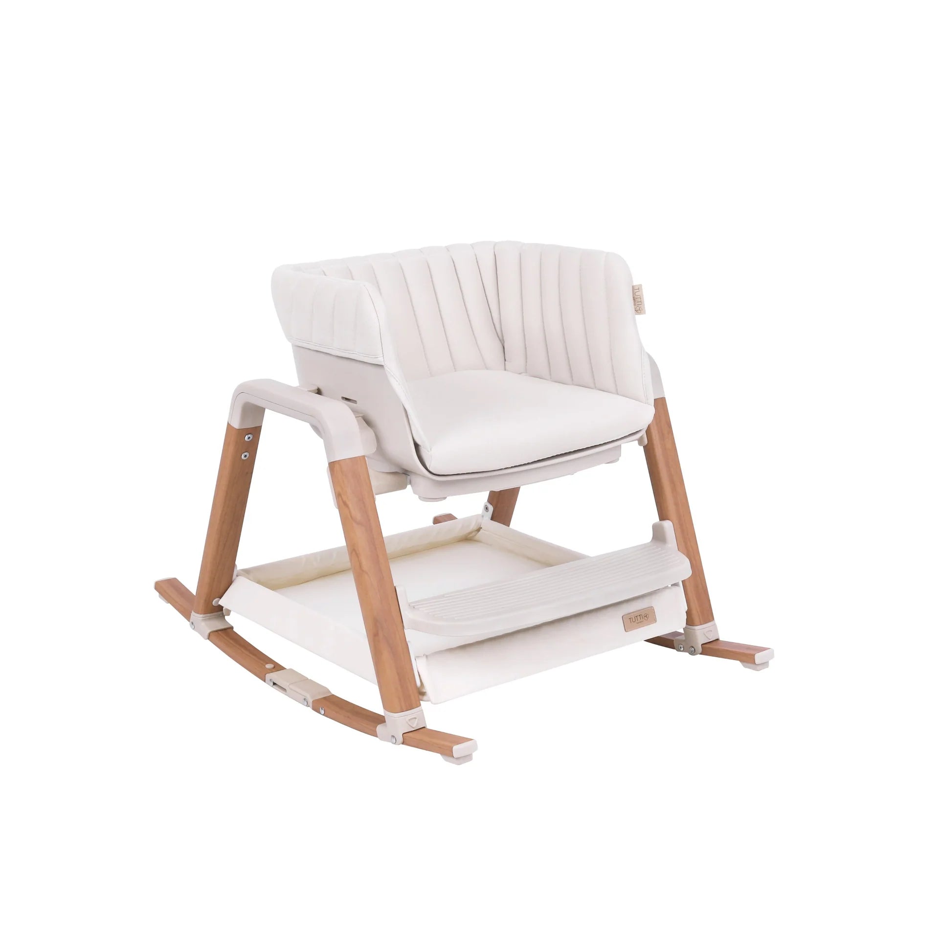 Tutti Bambini Nova Evolutionary Highchair - Ecru/Scandinavian Walnut