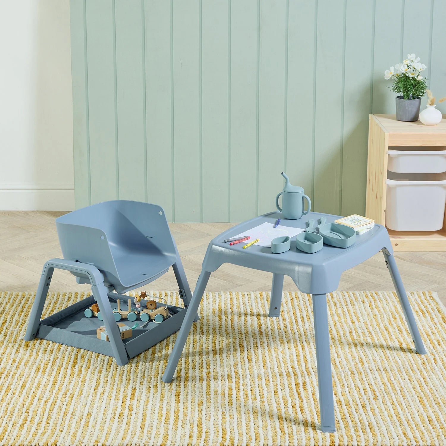Tutti Bambini Nova Maison 7 in 1 Highchair - Coast