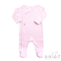 Soft Touch Pink Ribbed Sleepsuit (0-3 Months)