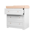 Tutti Bambini Rio Collection Chest / Changer - Dove Grey & Honey Oak