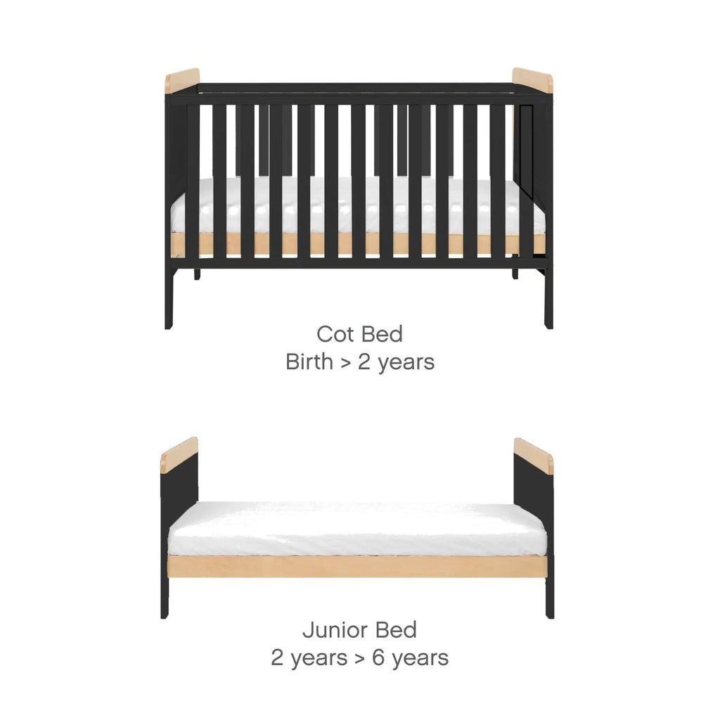 Tutti Bambini Rio Collection - Cot Bed with Cot Top Changer