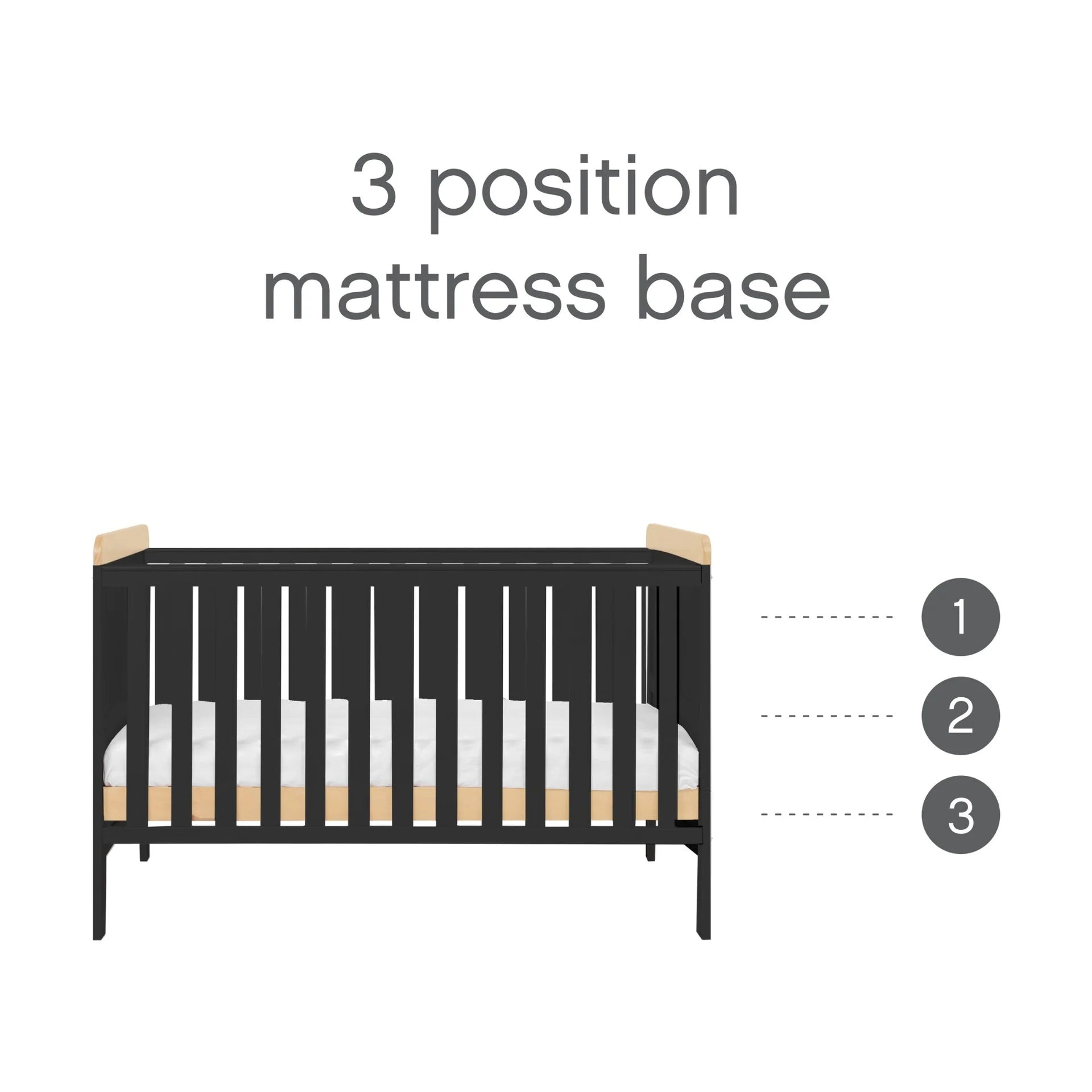 Tutti Bambini Rio Collection - Cot Bed with Cot Top Changer