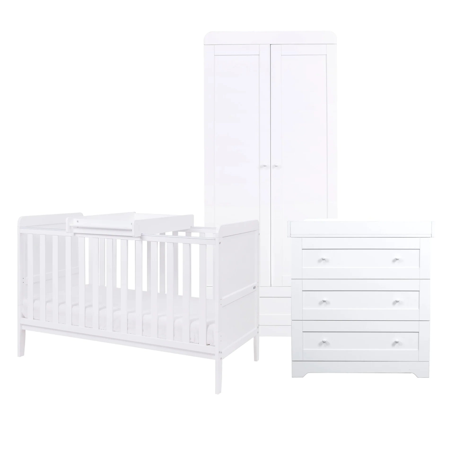 Tutti Bambini Rio Collection - Cot Bed with Cot Top Changer