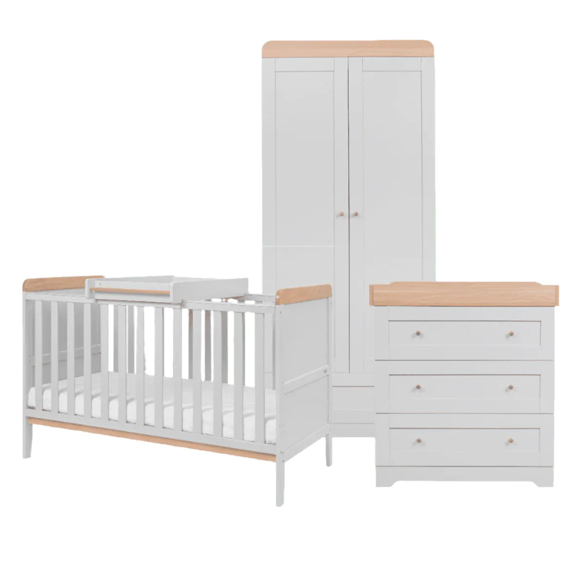 Tutti Bambini Rio Collection - Cot Bed with Cot Top Changer
