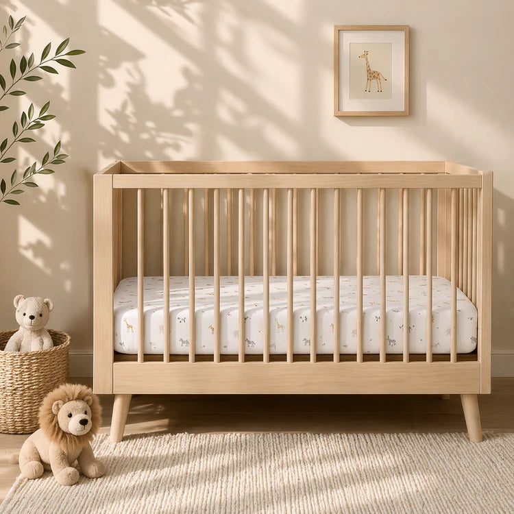 Baby Elegance Jersey Cot Fitted Sheets 70x90cm 2 pack - Elephant Collection