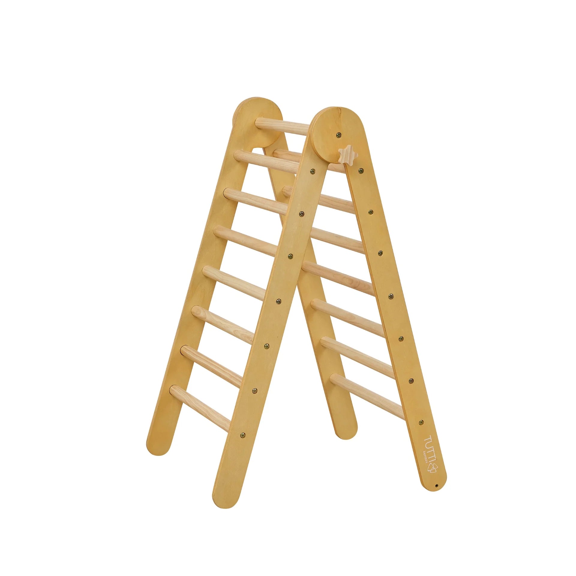 Tutti Bambini Scala Montessori 3 in 1 Pikler Climbing Frame with Climbing Wall -Natural