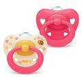 NUK Signature Baby Pacifier, 6-18 Months Bees and Pink Heart