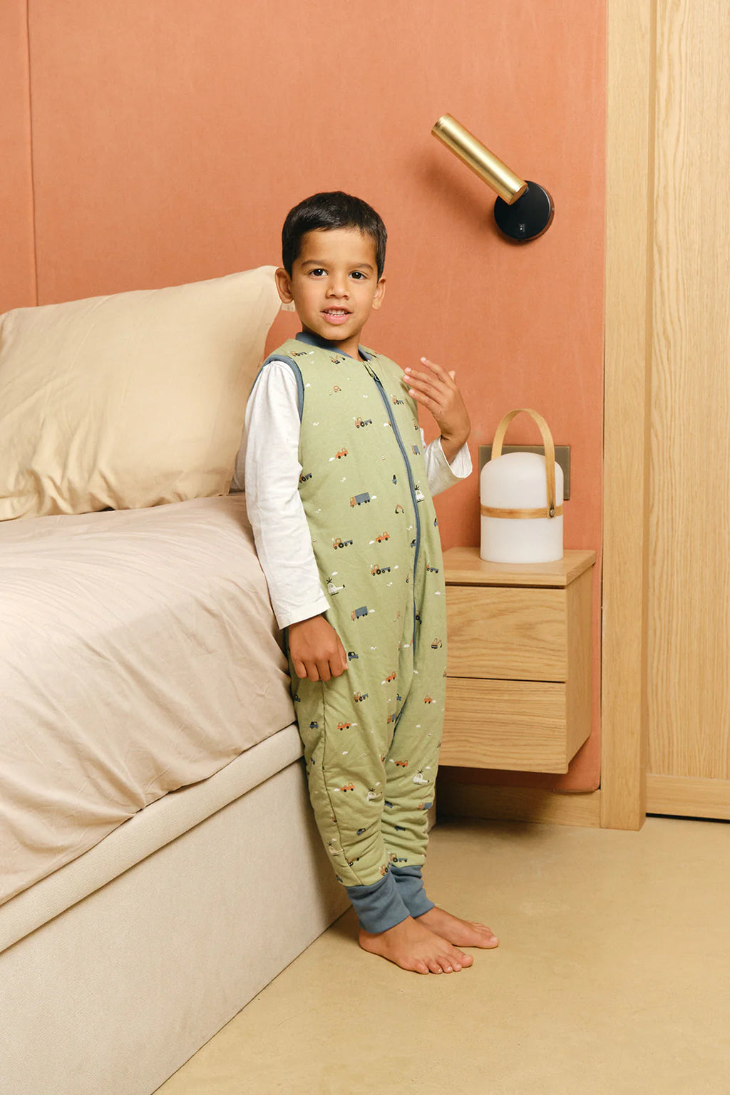 Sleeping jumpsuit - Little Drivers - TOG 2.5 by Molis&Co