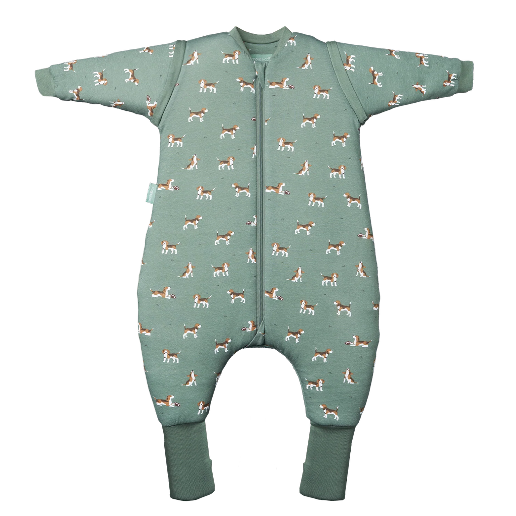 Sleeping jumpsuit with sleeves and socks - Beagle - TOG 2.5 Molis&Co