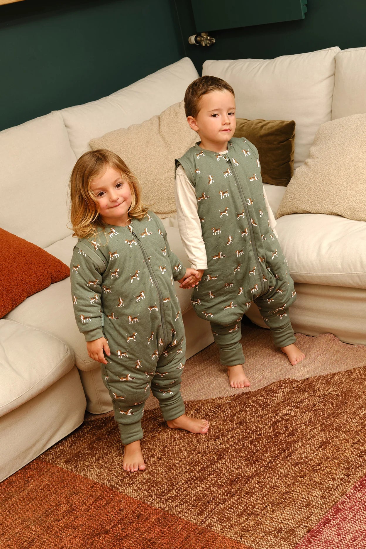 Sleeping jumpsuit with sleeves and socks - Beagle - TOG 2.5 Molis&Co
