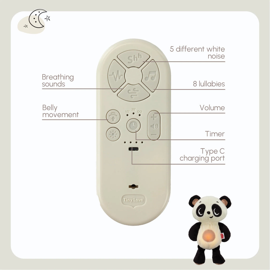 Black & White Décor Plush Panda Snuggly Buddy