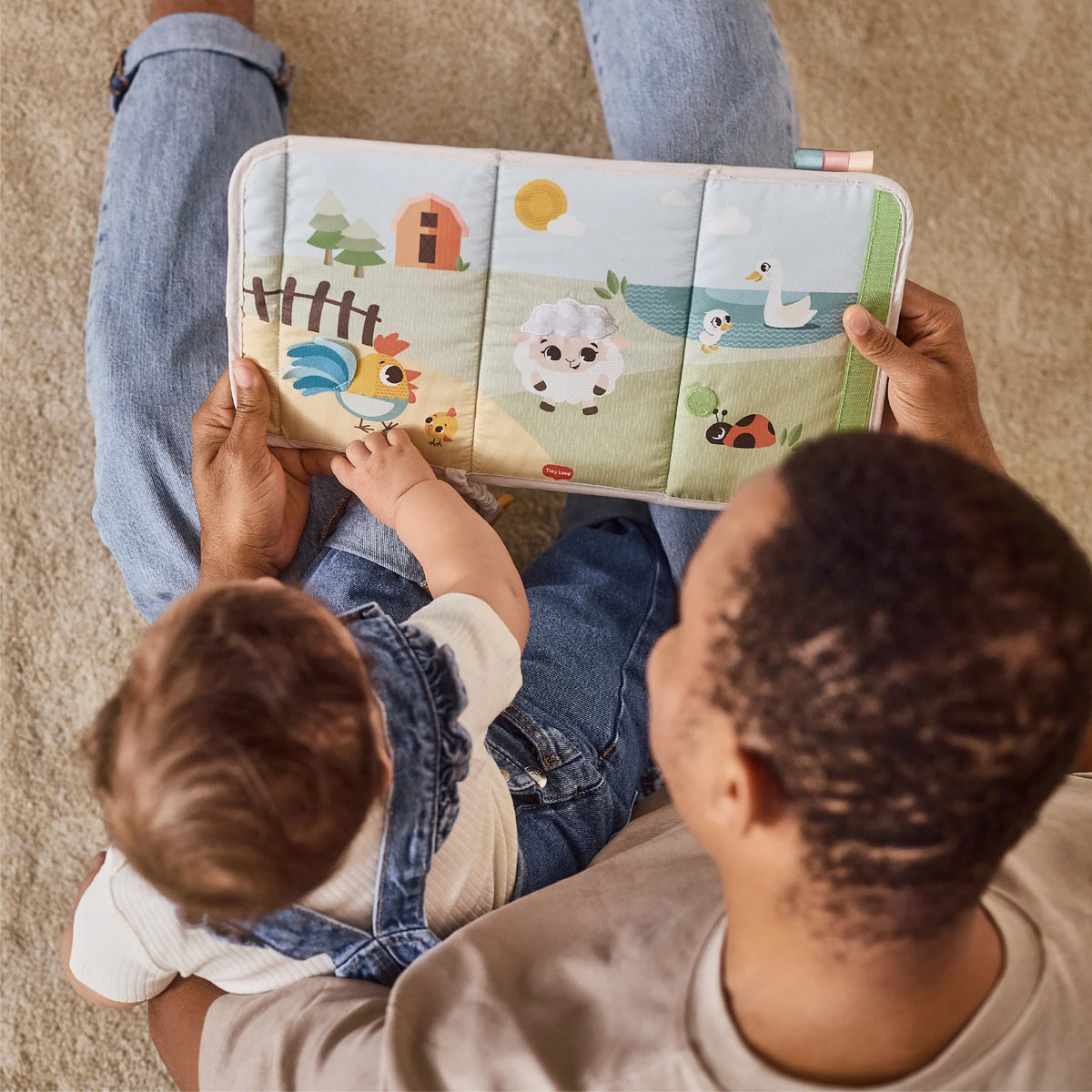 Tiny Love Farmers Funday 2-in-1 Sensory Tummy Time Toy