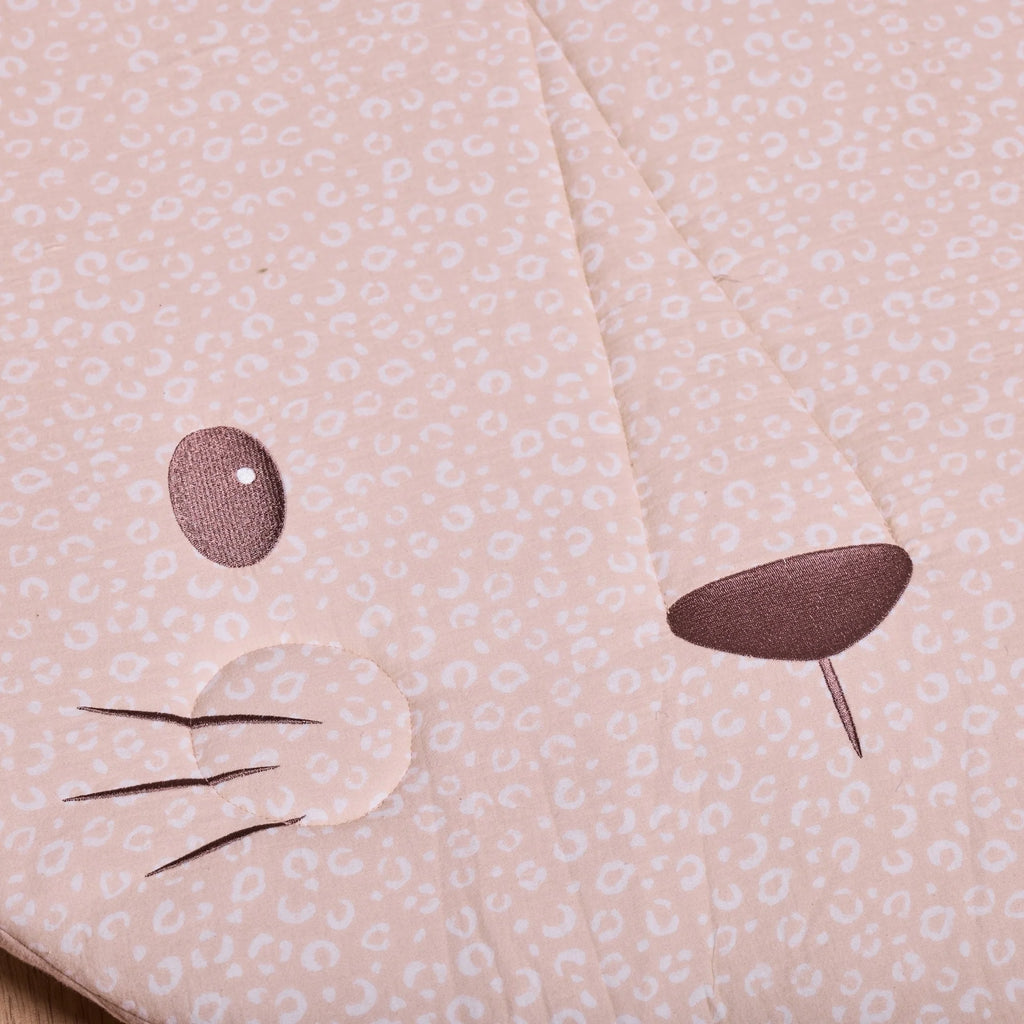 Tutti Bambini Soft Muslin Padded Playmat - Larry Leopard