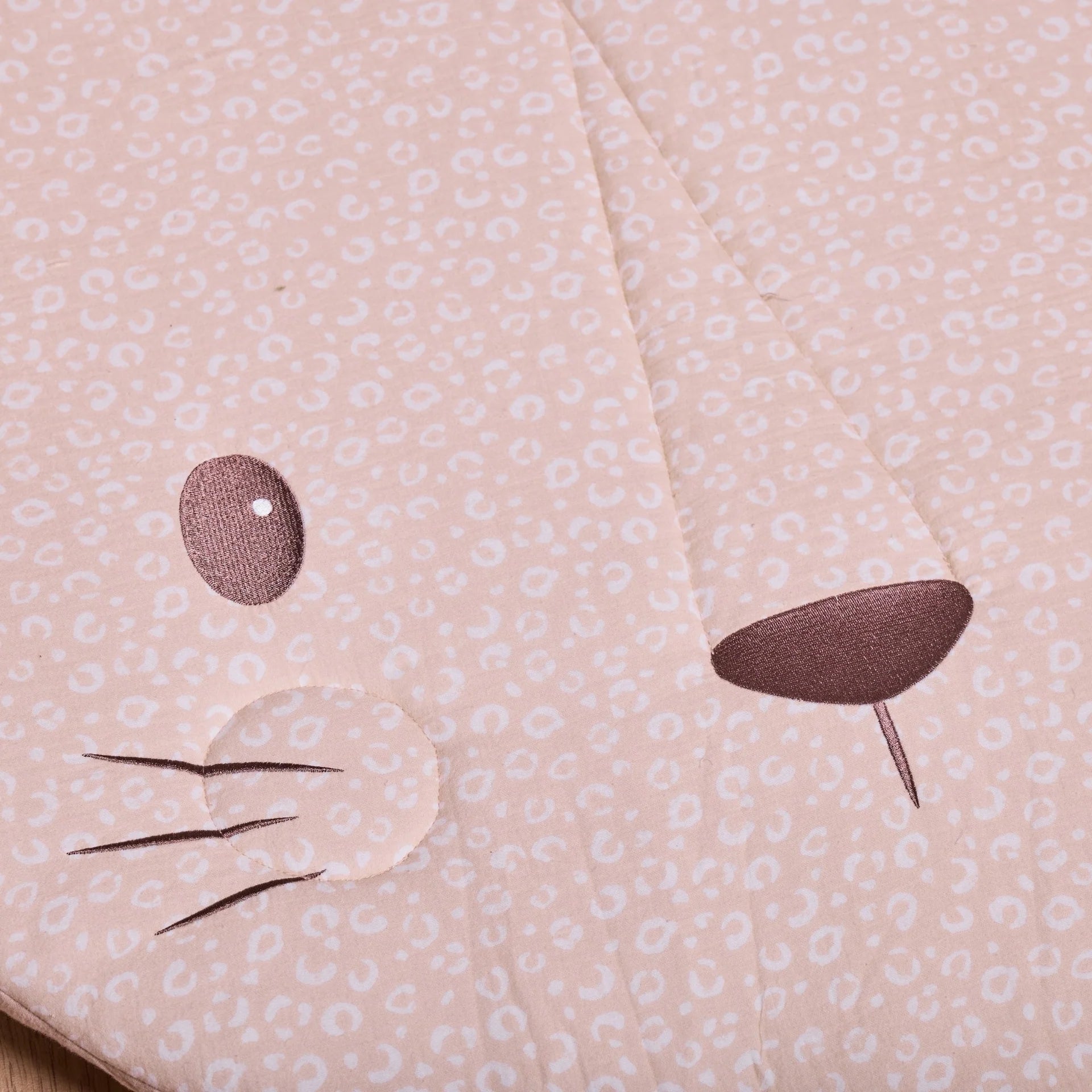Tutti Bambini Soft Muslin Padded Playmat - Larry Leopard