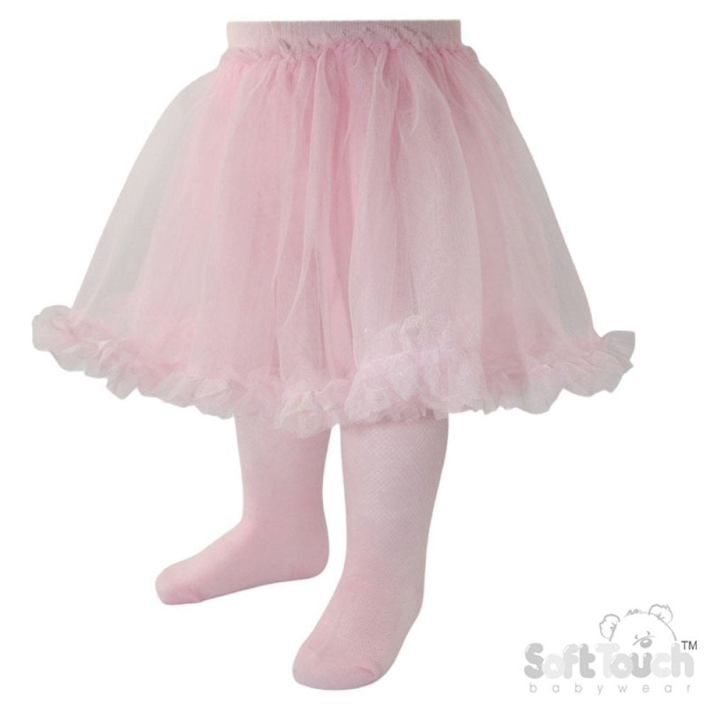 Soft Touch Infant Tutu Tights - Pink