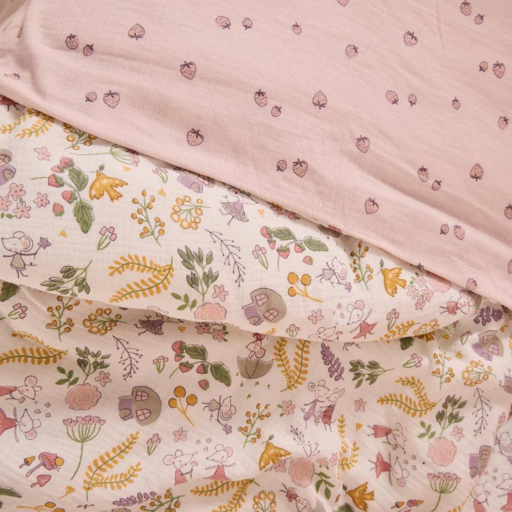 Tutti Bambini Cot/ Cot Bed Duvet Cover & Pillowcase Set - Tiny Tails