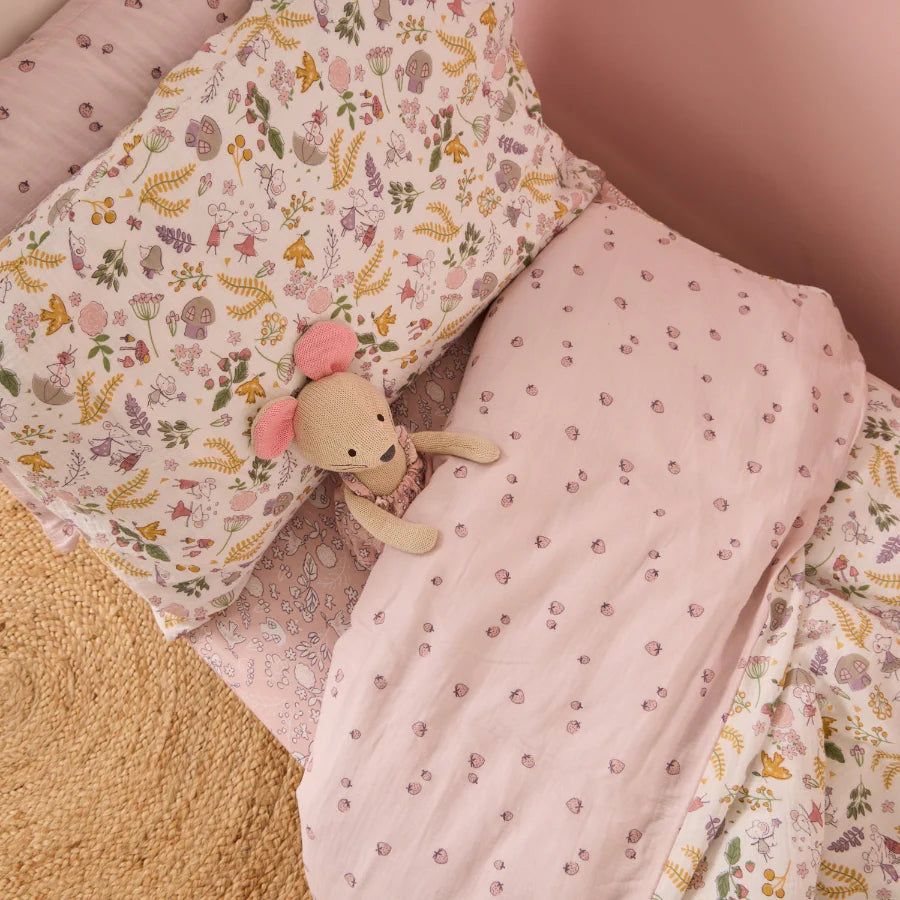 Tutti Bambini Cot/ Cot Bed Duvet Cover & Pillowcase Set - Tiny Tails