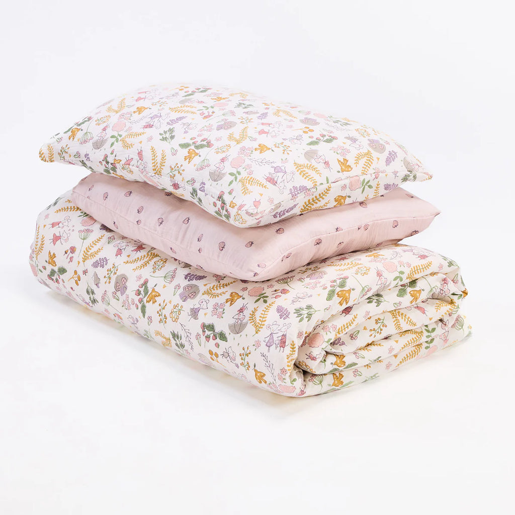 Tutti Bambini Cot/ Cot Bed Duvet Cover & Pillowcase Set - Tiny Tails