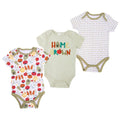 Unisex 3 Pack Bodysuits (0-3 Months)