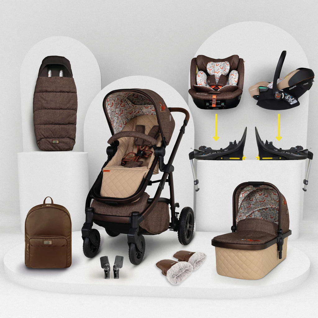 Cosatto Ultimate Wow 3 All Stage Family Rotate & Recline 2 Base Bundle Foxford Hall