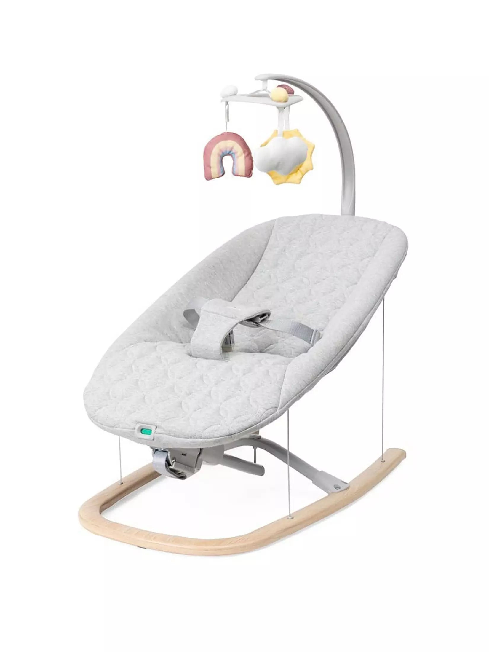 Chicco Zen Wave Rocker with Natural Rocking Motion - Wooden Grey