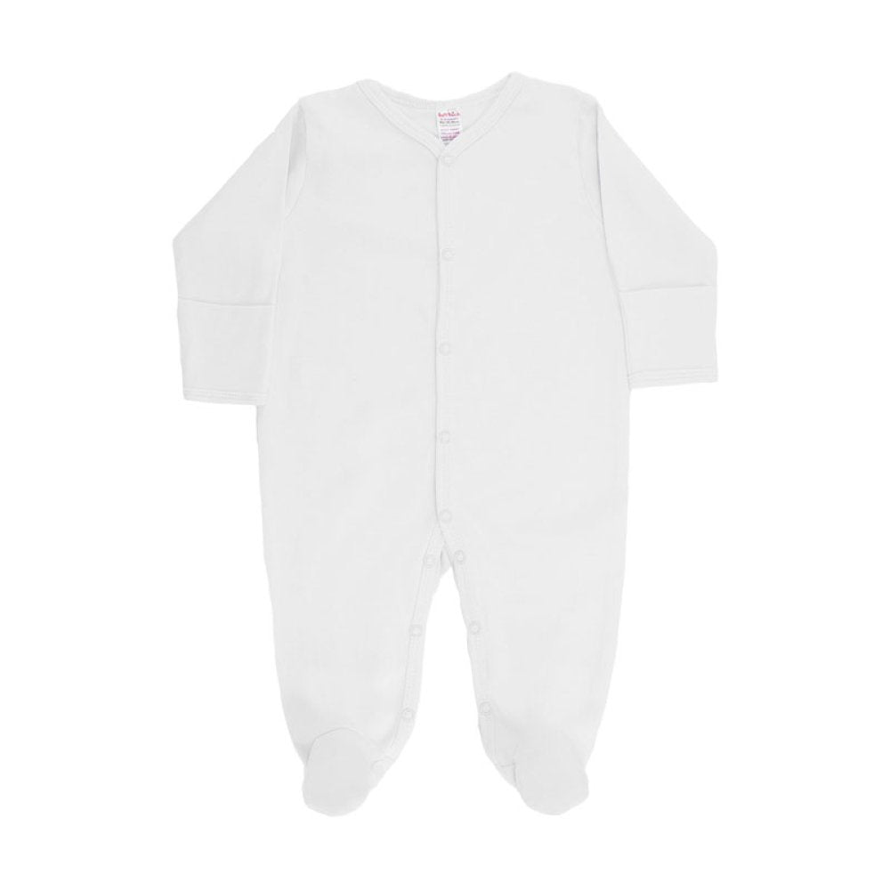 Soft Touch White Sleepsuit (6-9 Months)