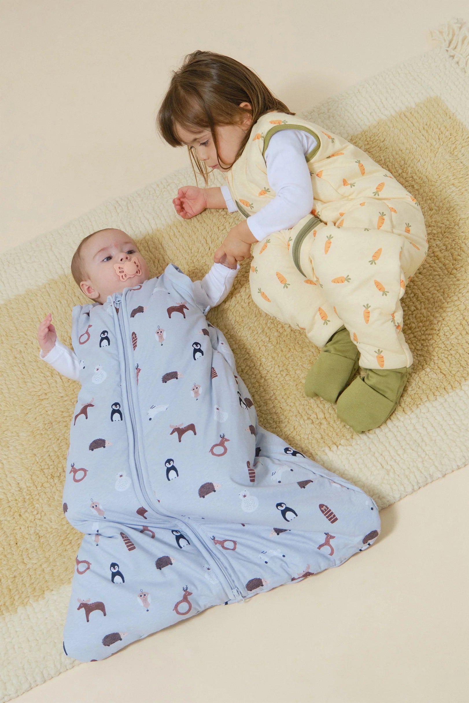 Baby sleeping bag with sleeves - Winter Animals - TOG 2.5 by Molis&Co