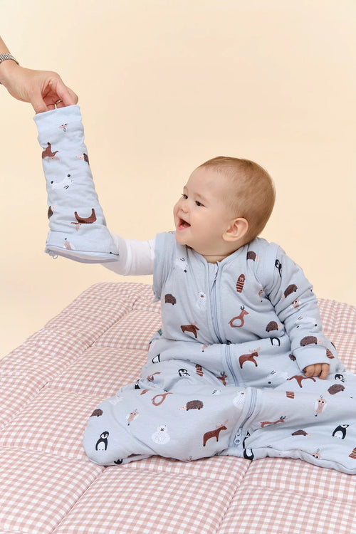 Baby sleeping bag with sleeves - Winter Animals - TOG 2.5 by Molis&Co
