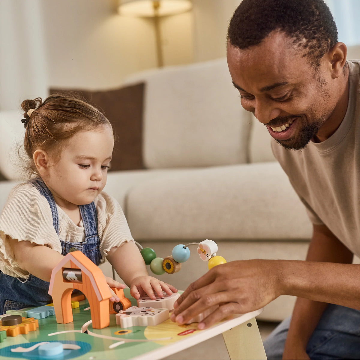 Tiny Love Farmers Funday Wooden Activity Table