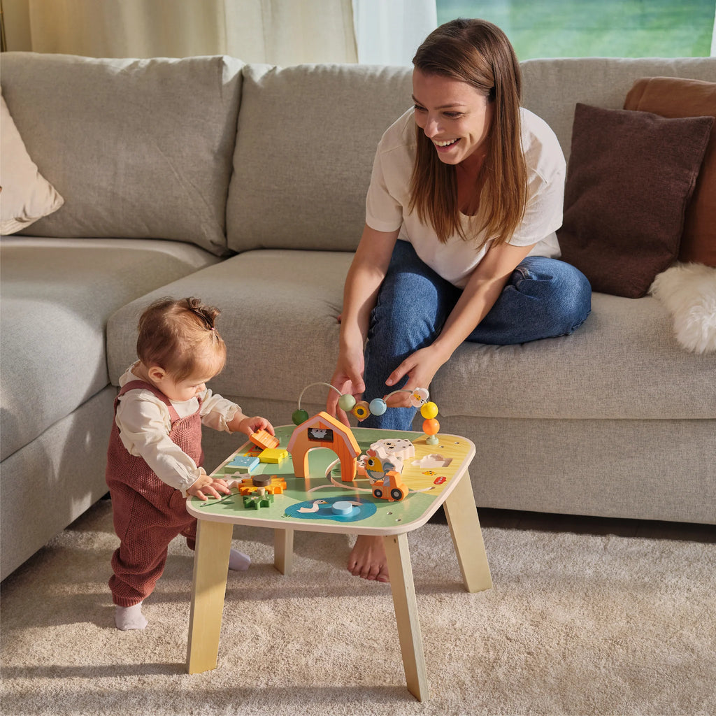 Tiny Love Farmers Funday Wooden Activity Table