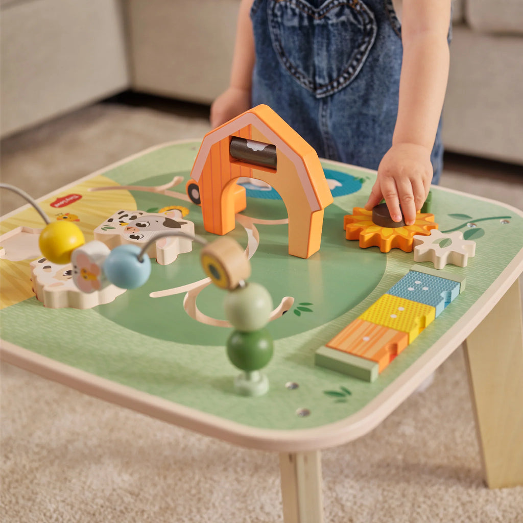 Tiny Love Farmers Funday Wooden Activity Table
