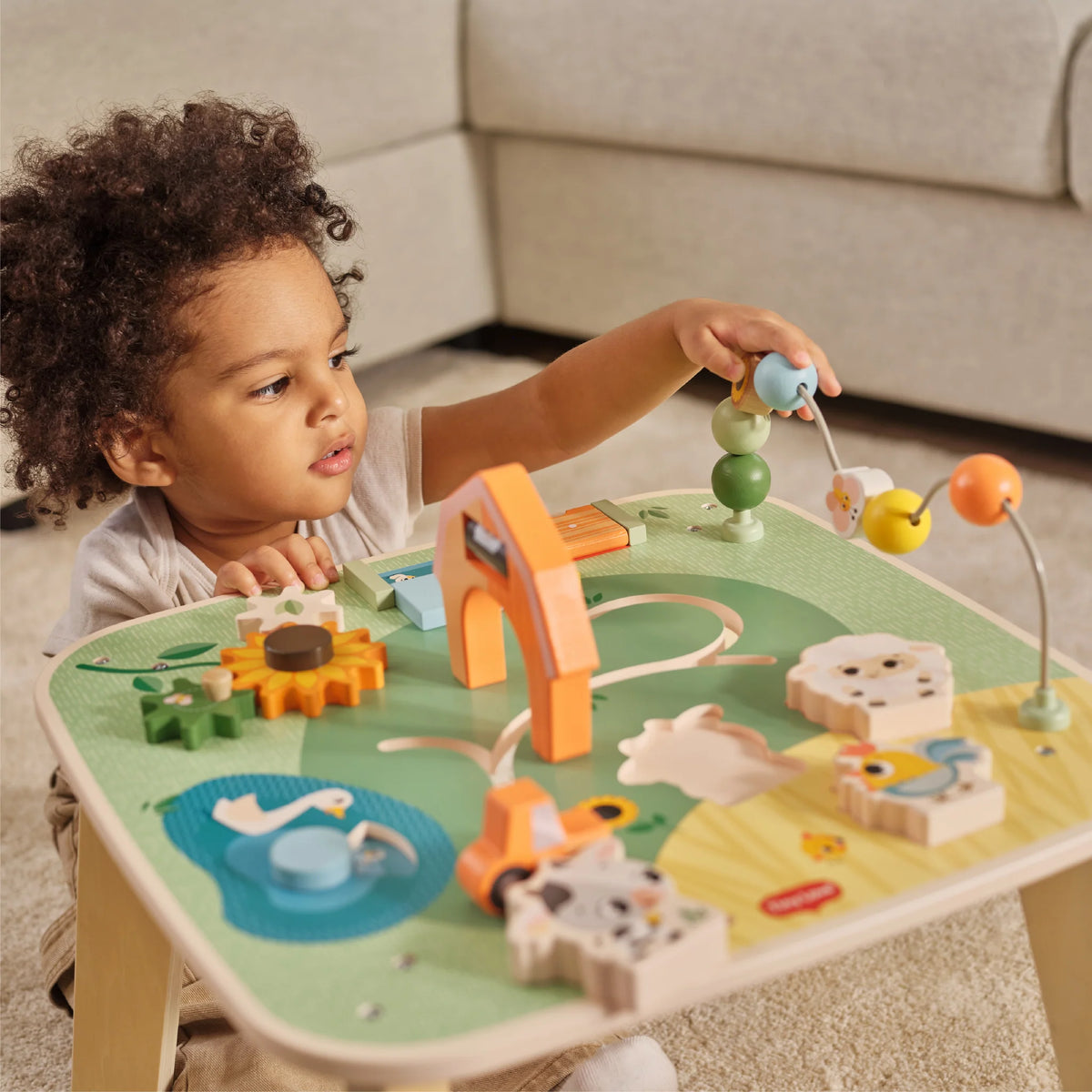 Tiny Love Farmers Funday Wooden Activity Table