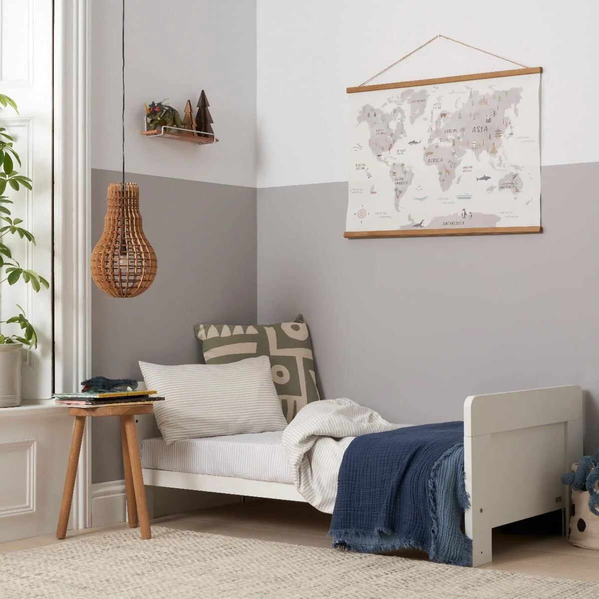 Tutti Bambini Alba Mini Cot Bed -White