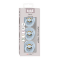 BIBS New Baby Pacifiers Try-It Collection 3 pack - Baby Blue
