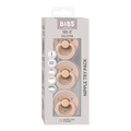 BIBS New Baby Pacifiers Try-It Collection 3 pack - Blush