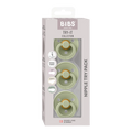 BIBS New Baby Pacifiers Try-It Collection 3 pack - Sage