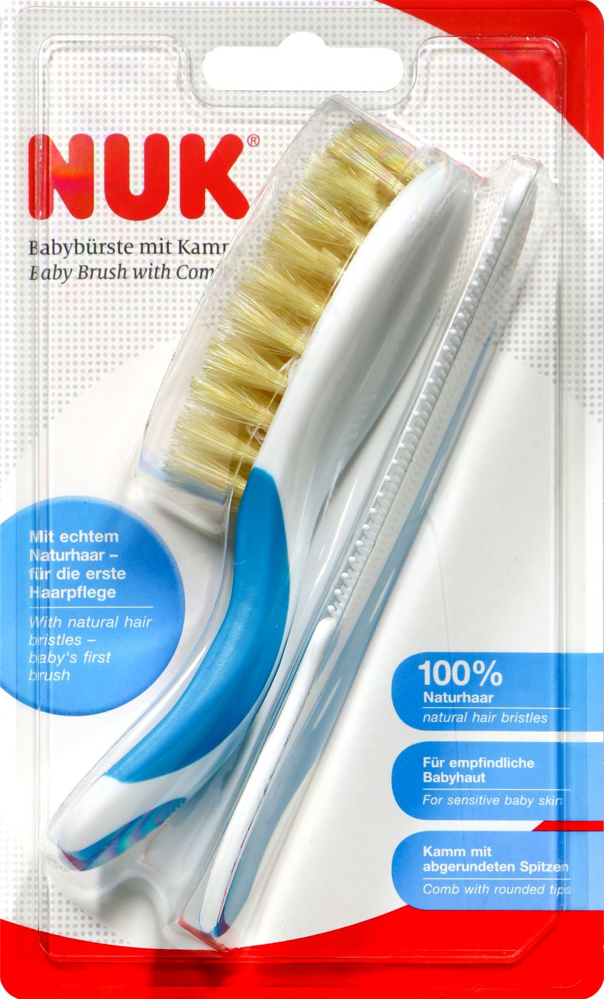 Nuk Baby Brush and Comb - Blue