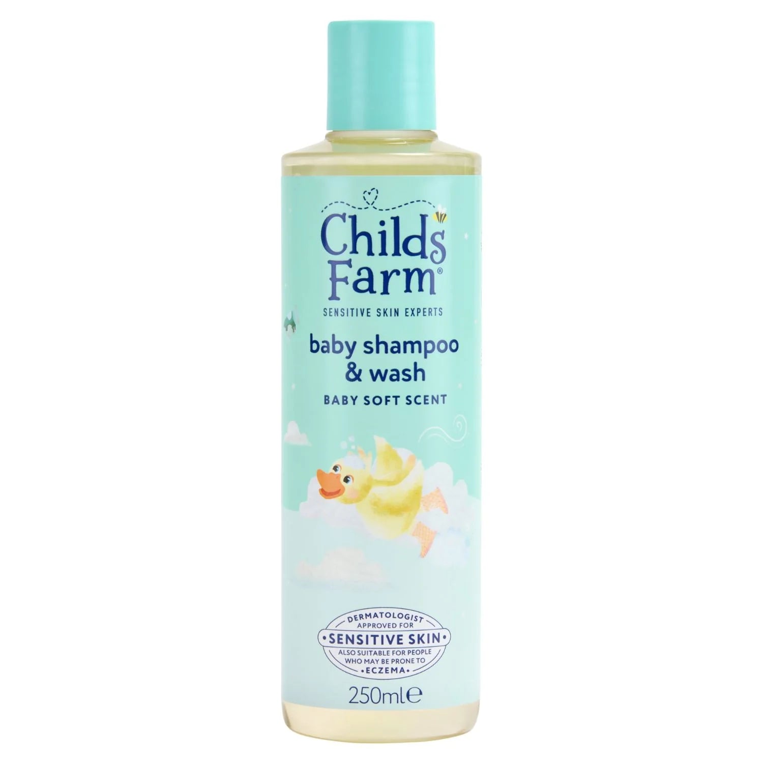 Childs Farm Baby Shampoo & Wash, Baby Soft Scent 250ml