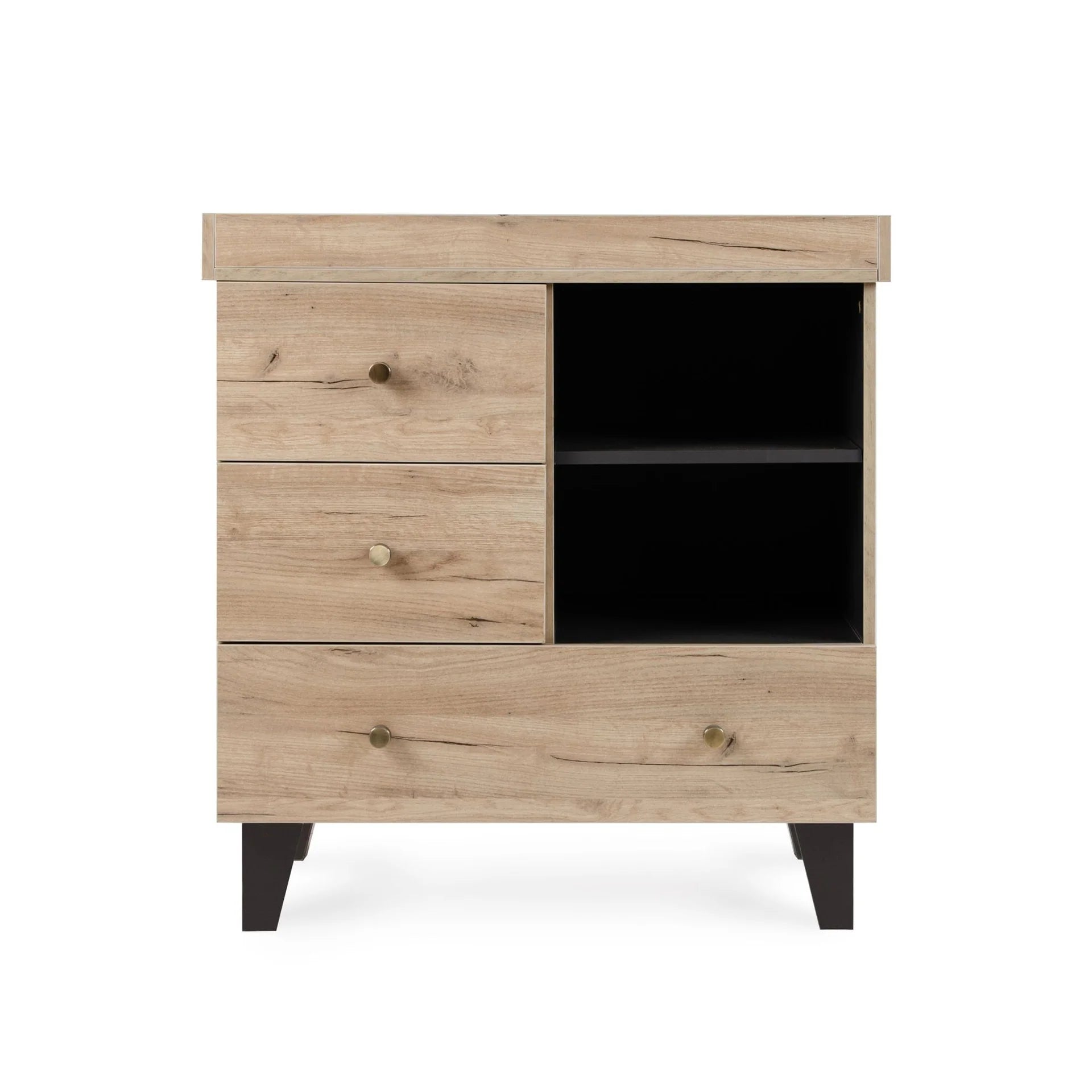 Tutti Bambini Como 3 Piece Set - Distressed Oak / Slate Grey